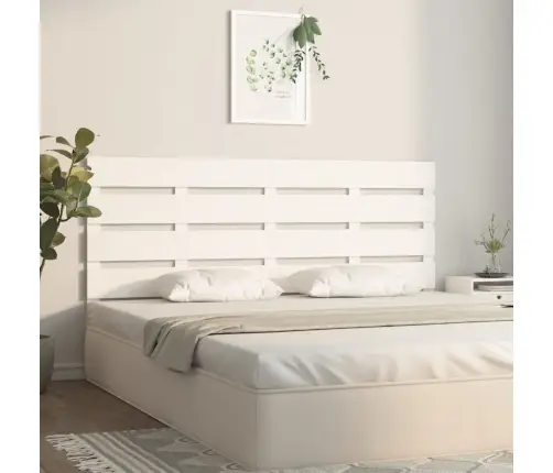 Galvgalis, Balts, 180X3X80 Cm, Priedes Masīvkoks Vidaxl