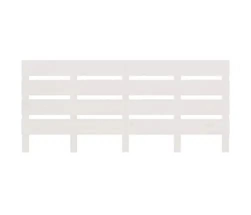 Galvgalis, Balts, 180X3X80 Cm, Priedes Masīvkoks Vidaxl