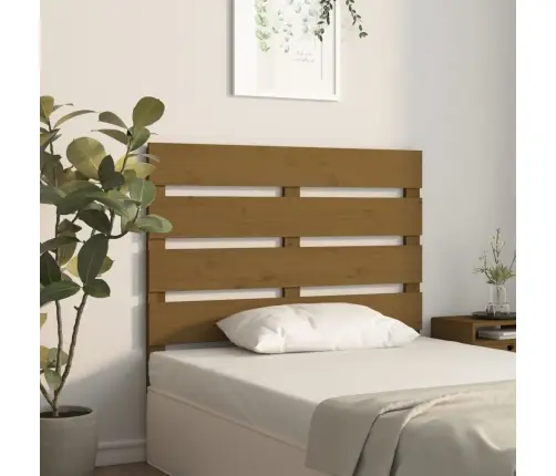 Galvgalis, Medus Brūns, 75X3X80 Cm, Priedes Masīvkoks Vidaxl