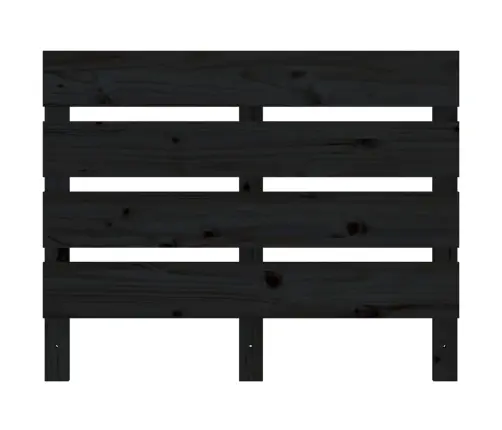 Galvgalis, Melns, 75X3X80 Cm, Priedes Masīvkoks Vidaxl