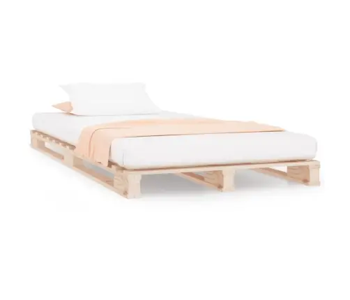 Palešu Gulta, 90X200 Cm, Priedes Masīvkoks Vidaxl