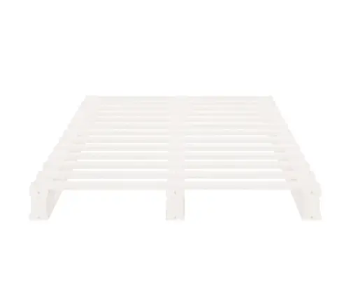 Kaubaalustest Voodi, Valge, 75 X 190 cm Männipuit