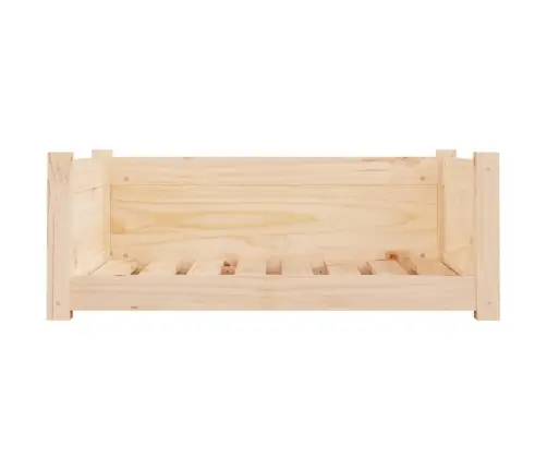 Suņu Gulta, 75,5X55,5X28 Cm, Priedes Masīvkoks Vidaxl