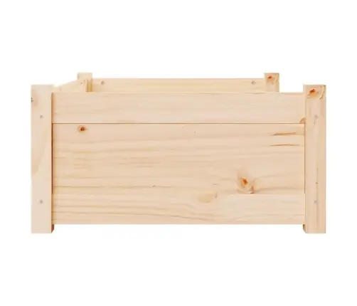 Suņu Gulta, 75,5X55,5X28 Cm, Priedes Masīvkoks Vidaxl