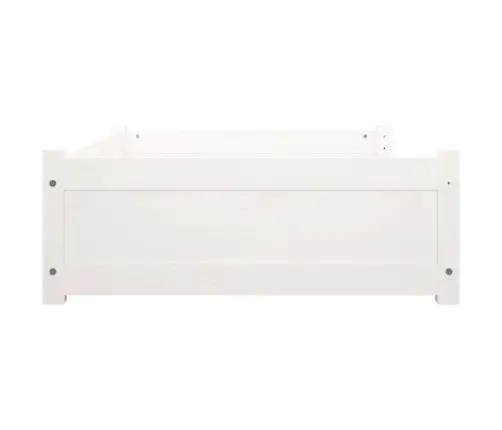 Koeravoodi, Valge, 105,5X75,5X28 cm Männipuit