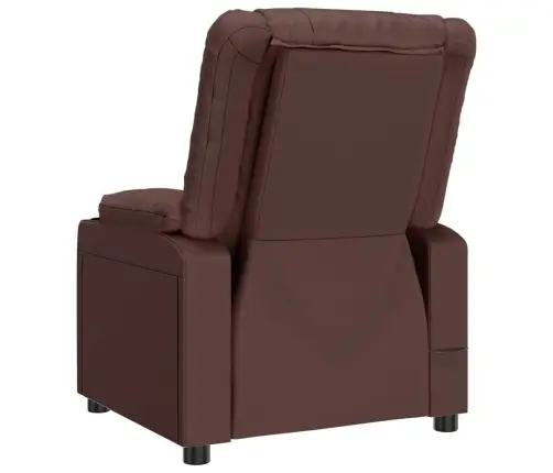 Atpūtas Krēsls, Atgāžams, Brūna Mākslīgā Āda Vidaxl