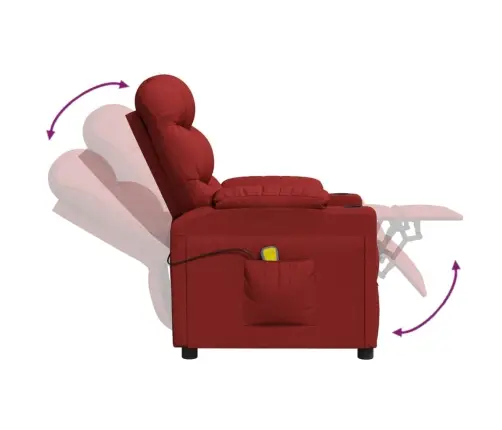 Massaažitool, Veinipunane, Kangas