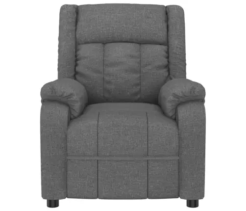 Atpūtas Krēsls, Atgāžams, Tumši Pelēks Audums Vidaxl