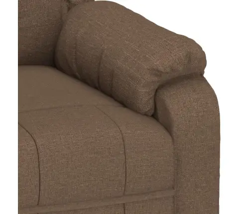 Atpūtas Krēsls, Atgāžams, Brūns Audums Vidaxl