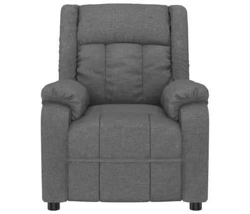 Masāžas Krēsls, Tumši Pelēks Audums Vidaxl