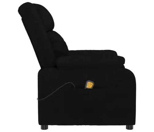 Masāžas Krēsls, Melns Audums Vidaxl