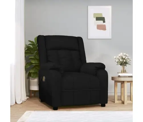 Masāžas Krēsls, Melns Audums Vidaxl