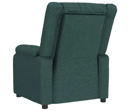 Masāžas Krēsls, Tumši Zaļš Audums Vidaxl