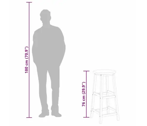Bāra Krēsli, 8 Gab., Akācijas Masīvkoks Vidaxl
