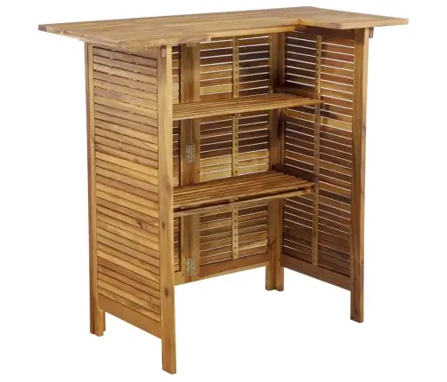 5-Daļīgs Dārza Bāra Mēbeļu Komplekts, Akācijas Masīvkoks Vidaxl