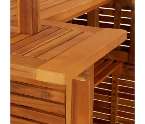 3-Daļīgs Dārza Bāra Mēbeļu Komplekts, Akācijas Masīvkoks Vidaxl