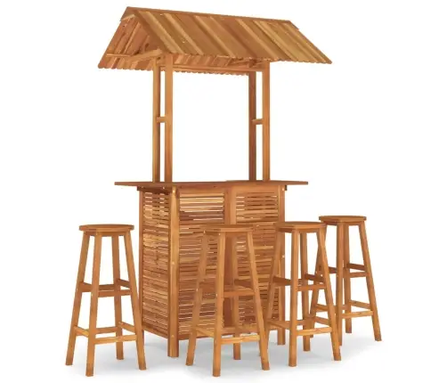 5-Osaline Aia Baarikomplekt, Akaatsiapuit