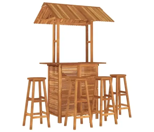 5-Osaline Aia Baarikomplekt, Akaatsiapuit