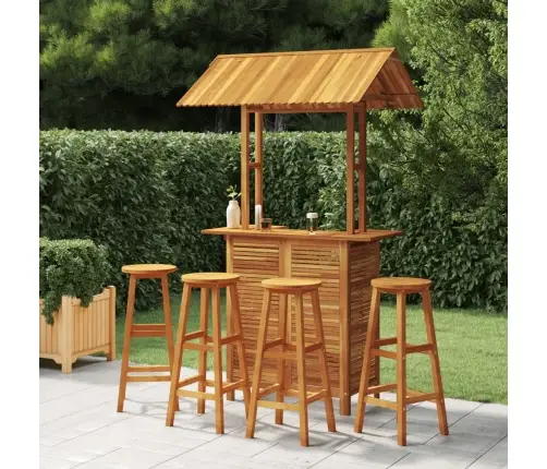 5-Osaline Aia Baarikomplekt, Akaatsiapuit