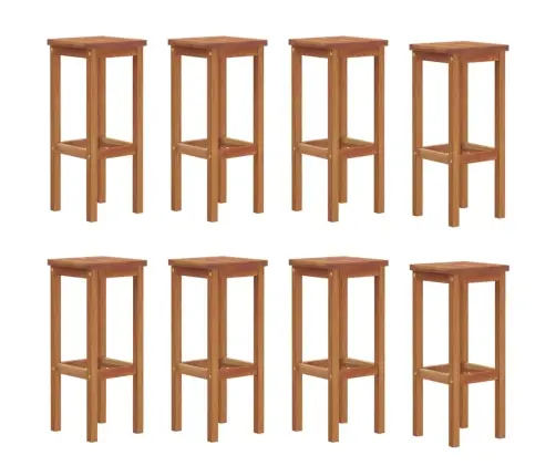 9-Daļīgs Dārza Bāra Mēbeļu Komplekts, Akācijas Masīvkoks Vidaxl