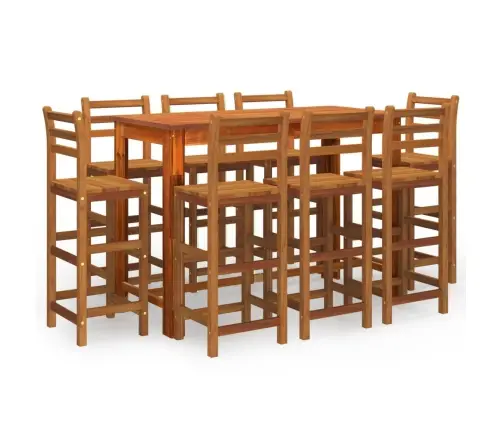 9-Osaline Aia Baarikomplekt, Akaatsiapuit