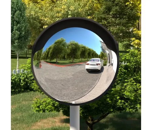 Kumer Õue Liikluspeegel Must Ø45 Cm Polükarbonaat