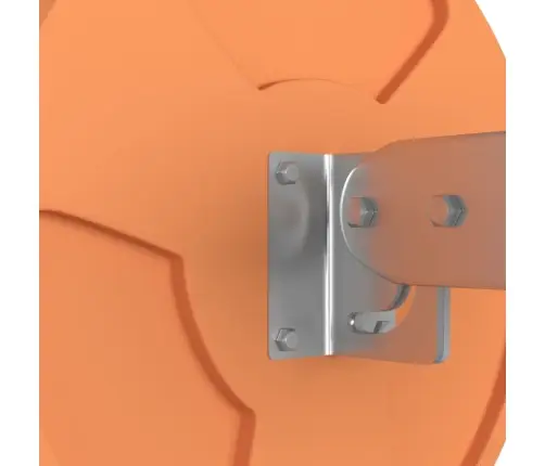 Satiksmes Spogulis, Izliekts, Oranžs, Ø30 Cm, Polikarbonāts Vidaxl