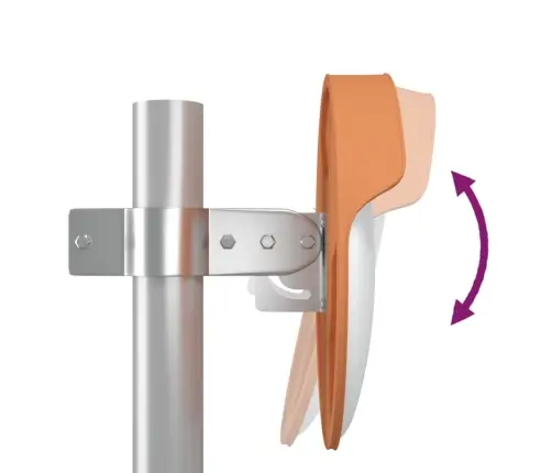 Satiksmes Spogulis, Izliekts, Oranžs, Ø30 Cm, Polikarbonāts Vidaxl