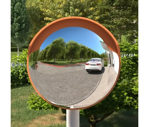 Satiksmes Spogulis, Izliekts, Oranžs, Ø30 Cm, Polikarbonāts Vidaxl
