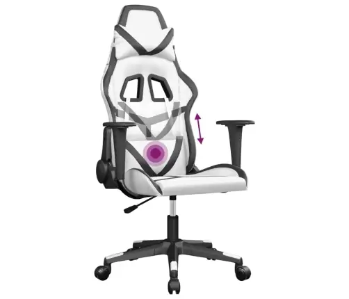 Massaažiga Mänguritool, Must Ja Valge, Kunstnahk