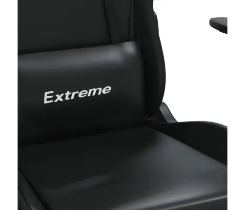 Masāžas Datorspēļu Krēsls, Melna Mākslīgā Āda Vidaxl