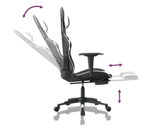 Mänguritool Jalatoega, Must Ja Valge, Kunstnahk