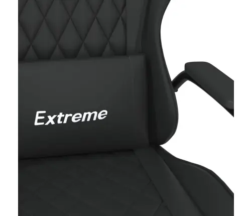 Massaažiga Mänguritool, Must, Kunstnahk