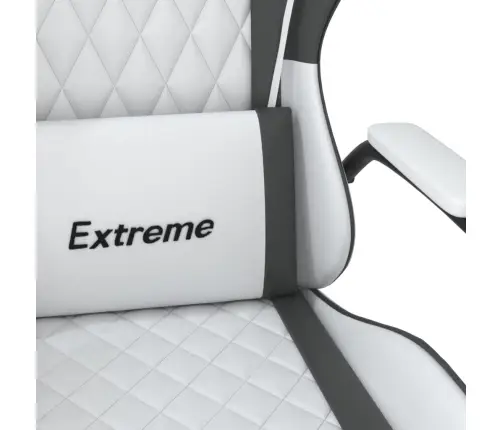 Masāžas Datorspēļu Krēsls, Balta Un Melna Mākslīgā Āda Vidaxl