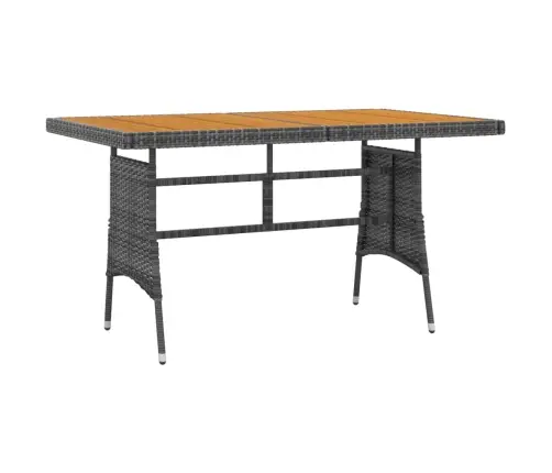 5-Daļīgs Dārza Mēbeļu Komplekts, Pelēka Pe Rotangpalma Vidaxl