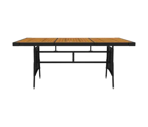 7-Daļīgs Dārza Mēbeļu Komplekts, Melna Pe Rotangpalma Vidaxl