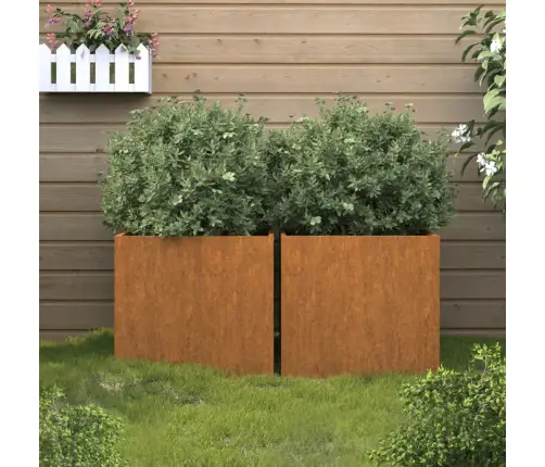 Taimekast, 2 Tk, 42X40X39 cm Corten Teras