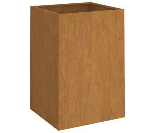 Dārza Puķu Kaste, 52X48X75 Cm, Kortena Tērauds Vidaxl