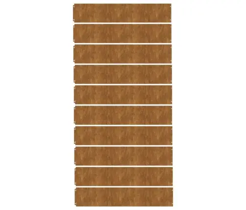Murupiirded 10 Tk, 20X103 cm Painduv Corten Teras