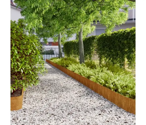 Murupiirded 10 Tk, 20X103 cm Painduv Corten Teras