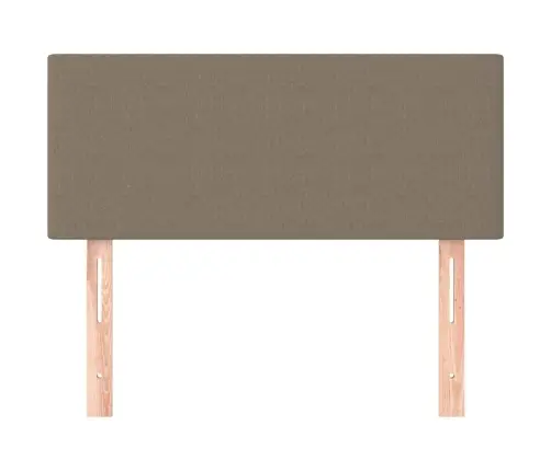 Gultas Galvgalis, 80X5X78/88 Cm, Pelēkbrūns Audums Vidaxl