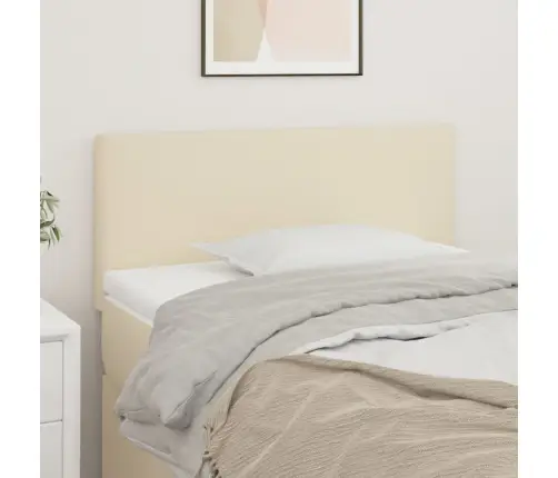 Gultas Galvgalis, 80X5X78/88 Cm, Krēmkrāsas Mākslīgā Āda Vidaxl Gultas Galvgalis, 80X5X78/88 Cm, Krēmkrāsas Mākslīgā Āda Vidaxl