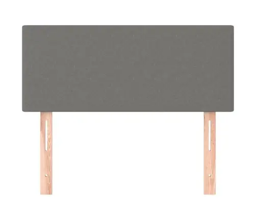 Gultas Galvgalis, 90X5X78/88 Cm, Tumši Pelēks Audums Vidaxl