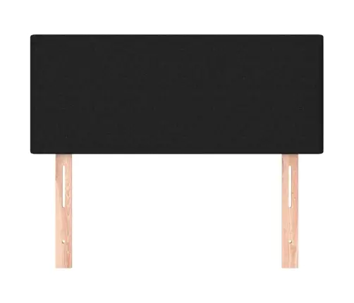 Gultas Galvgalis, 90X5X78/88 Cm, Melns Audums Vidaxl