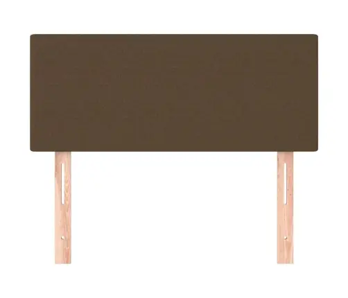 Gultas Galvgalis, 90X5X78/88 Cm, Tumši Brūns Audums Vidaxl