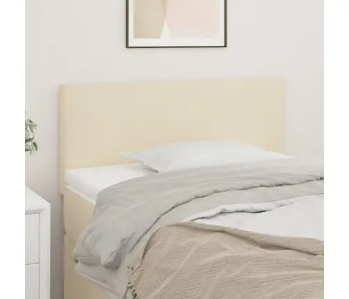 Gultas Galvgalis, 90X5X78/88 Cm, Krēmkrāsas Mākslīgā Āda Vidaxl