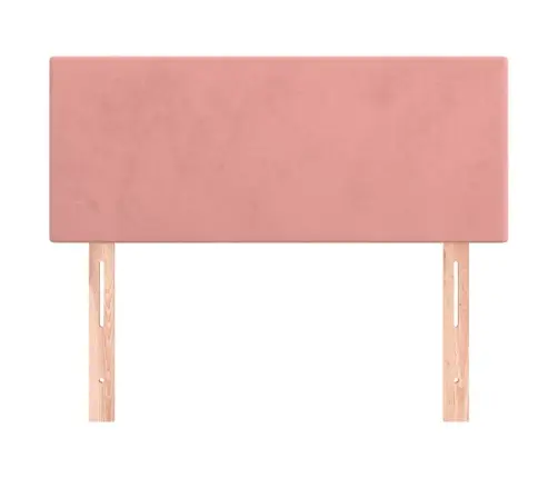Voodipeats, Roosa, 90X5X78/88 cm Samet