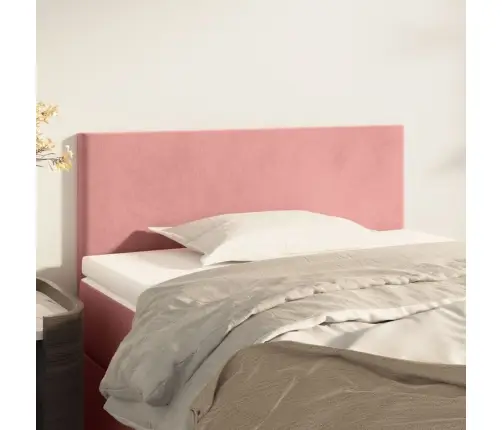 Voodipeats, Roosa, 90X5X78/88 cm Samet