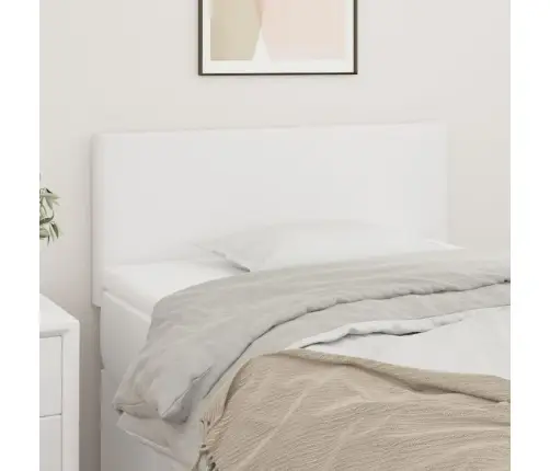 Galvūgalis, Baltos Spalvos, 100X5X78/88 cm Dirbtinė Oda