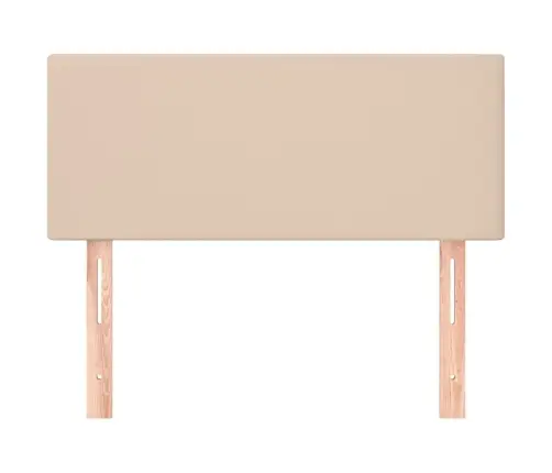 Gultas Galvgalis, 100X5X78/88 Cm, Kapučīno Krāsas, Mākslīgā Āda Vidaxl